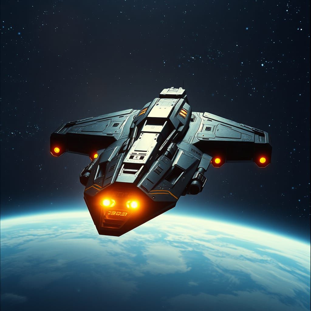 Majestic Machine Soars Through the Galaxy