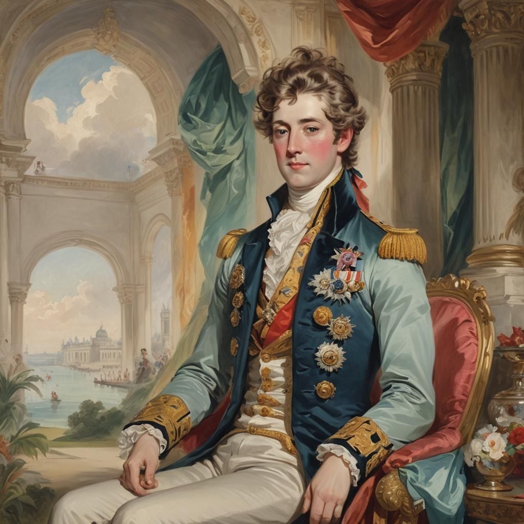 Prince Regent's Dream of Brighton in Romantic Style