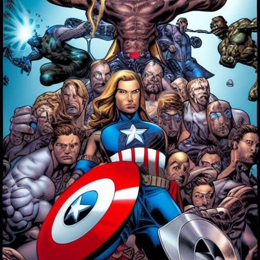 The Avengers Comic Book Art by Brooks and Mumford