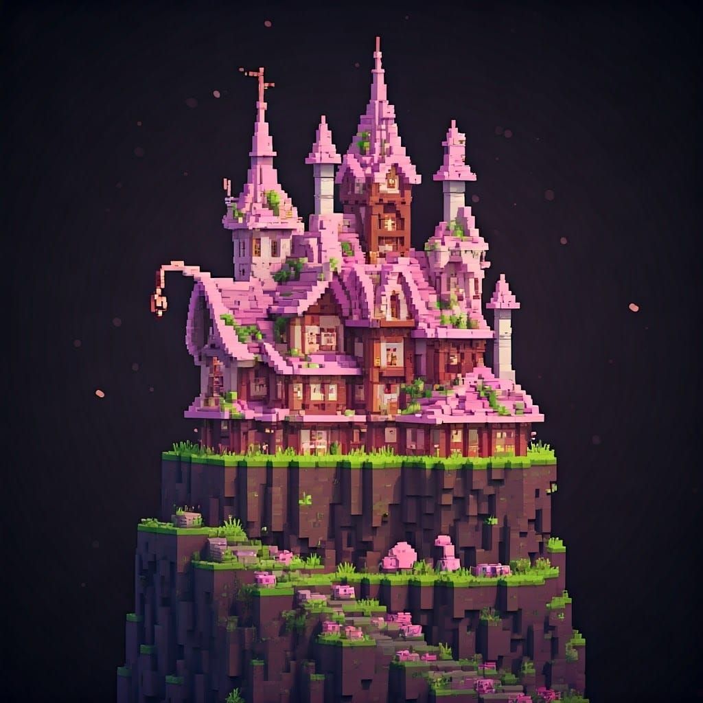 Medieval Castle Meets Whimsical Fairy Cottage in Vibrant 8-B...