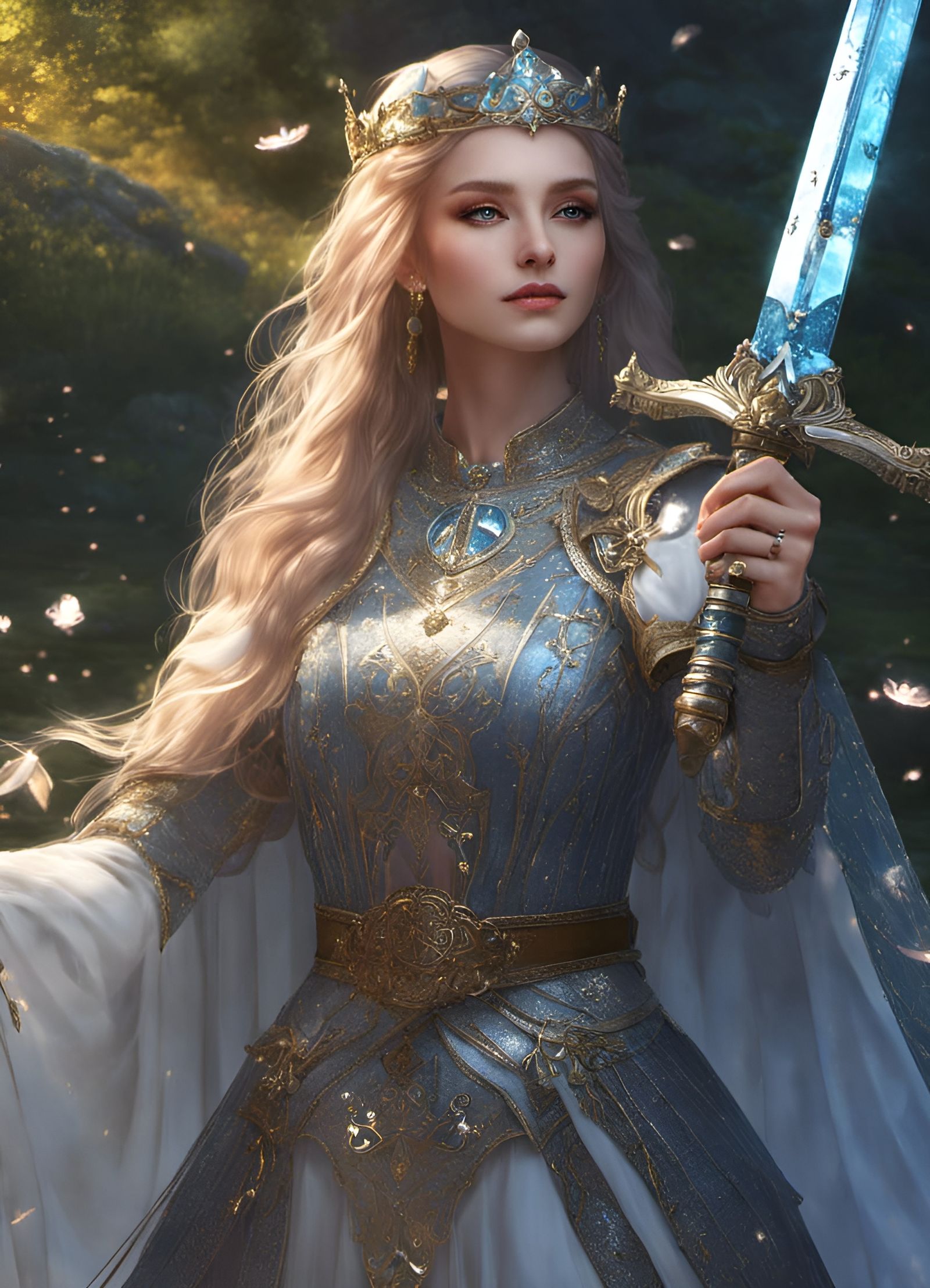 The Lady of the Lake and Excalibur