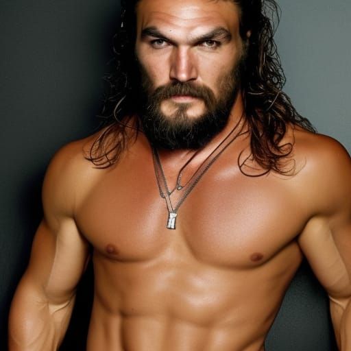 Jason Momoa Digital Art Portrait