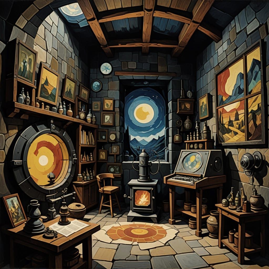 Interiors - Lunatic lair 1