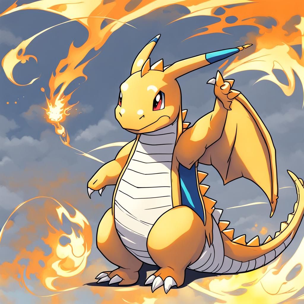 Dragonite Anime Key Visual Art