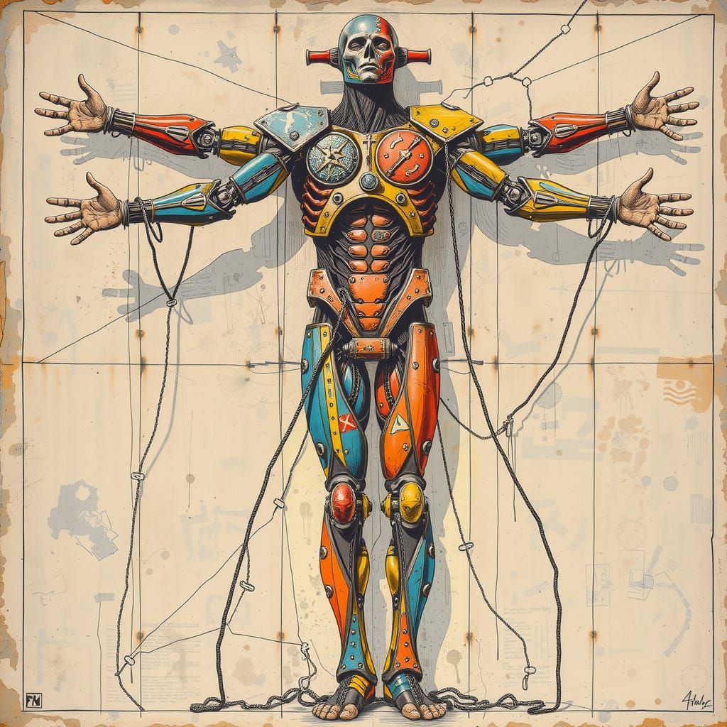 Vitruvian Cyborg
