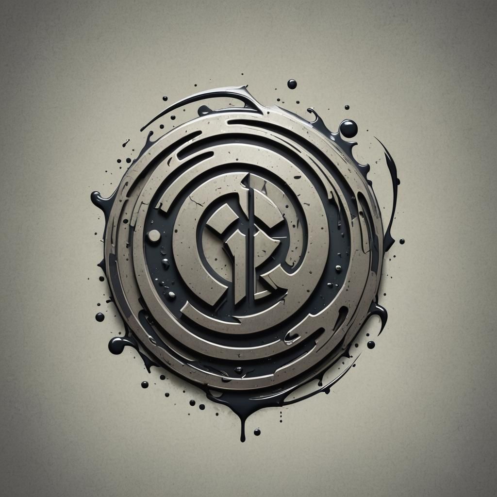 Sinister Liquidity Logo with Rune Detail