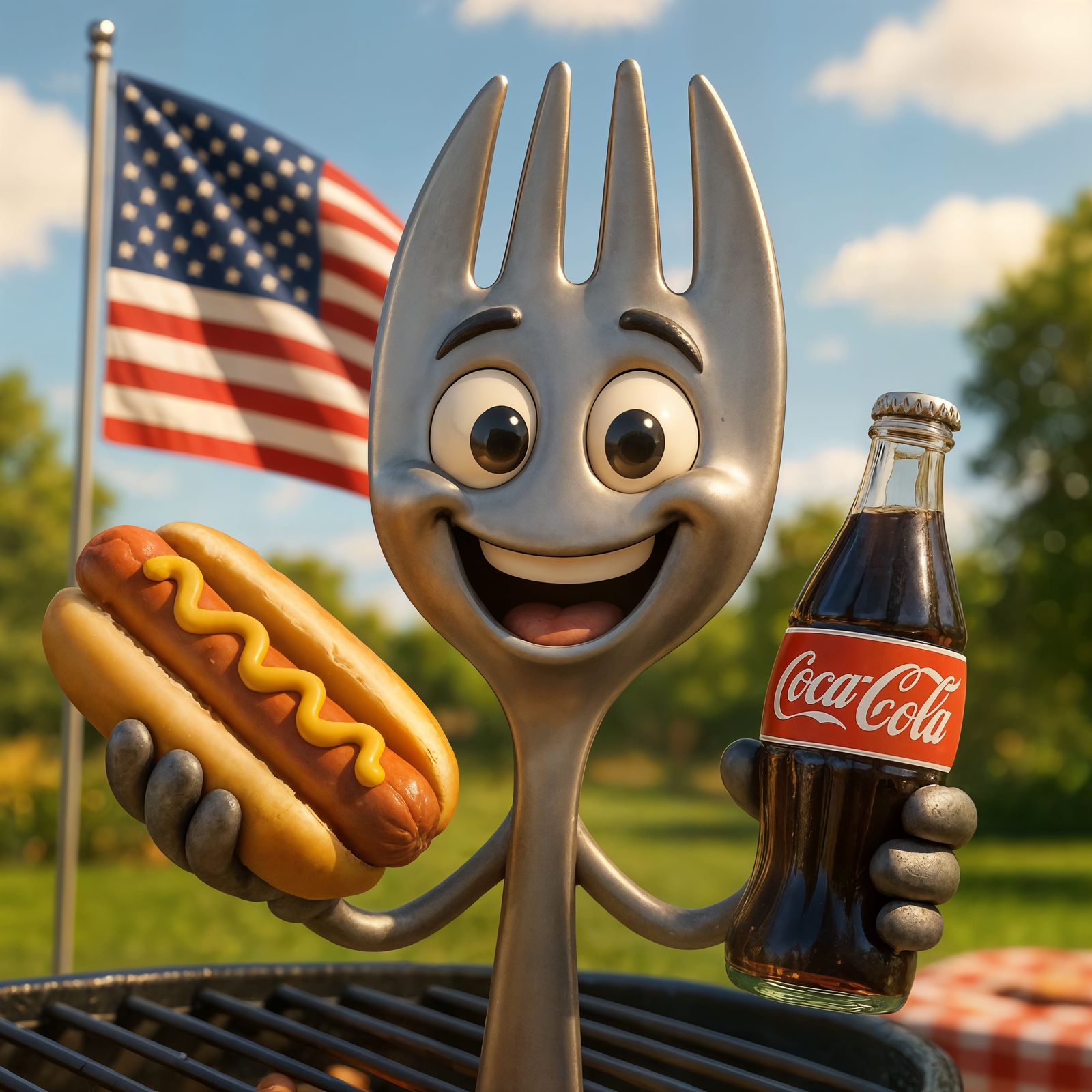 Patriotic Fork Celebrates American Holiday