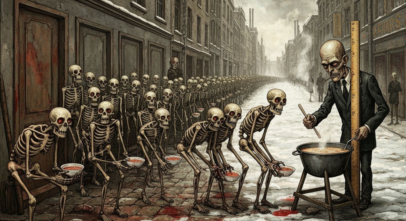 German Expressionist Dada Satire in George Grosz Style