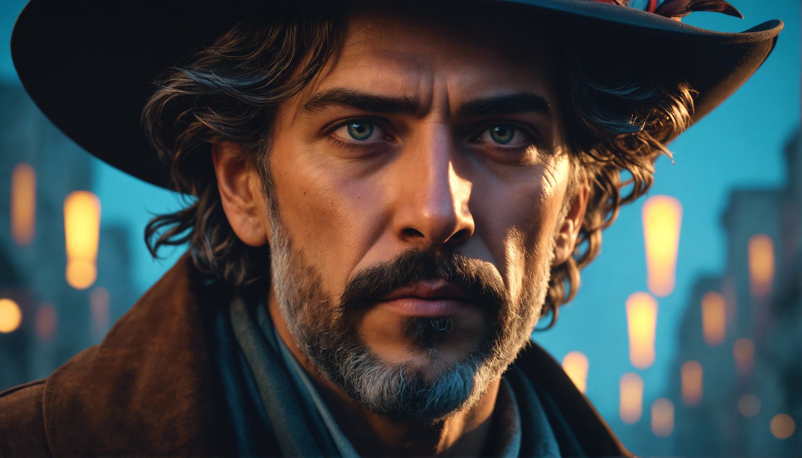 Dramatic Cinematic Portrait in 8k Resolution