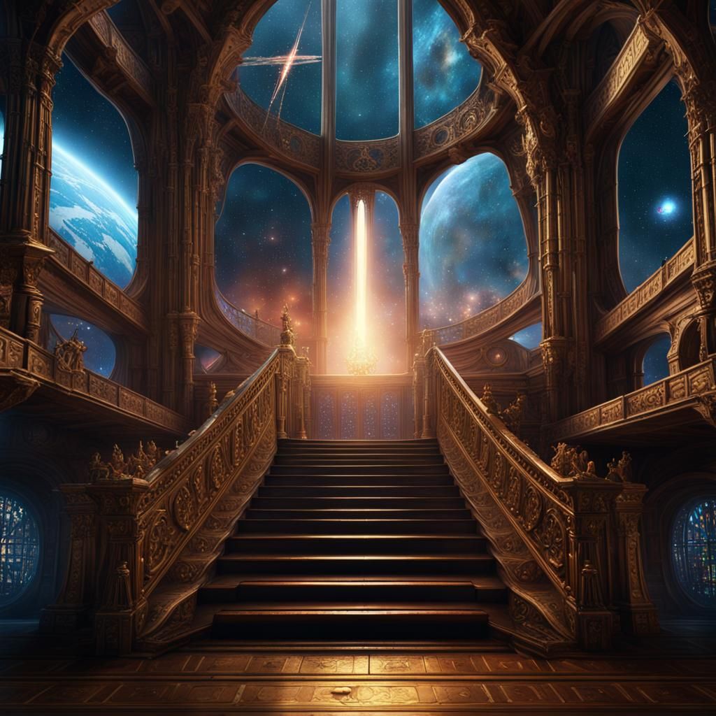 Medieval Codex on Starship Platform: Fantasy Concept Art