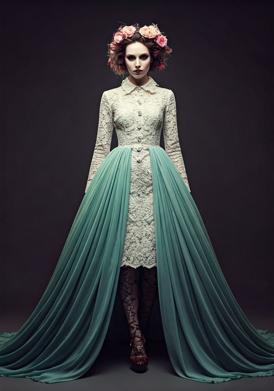 Fairytale in Avant-Garde Fashion Style