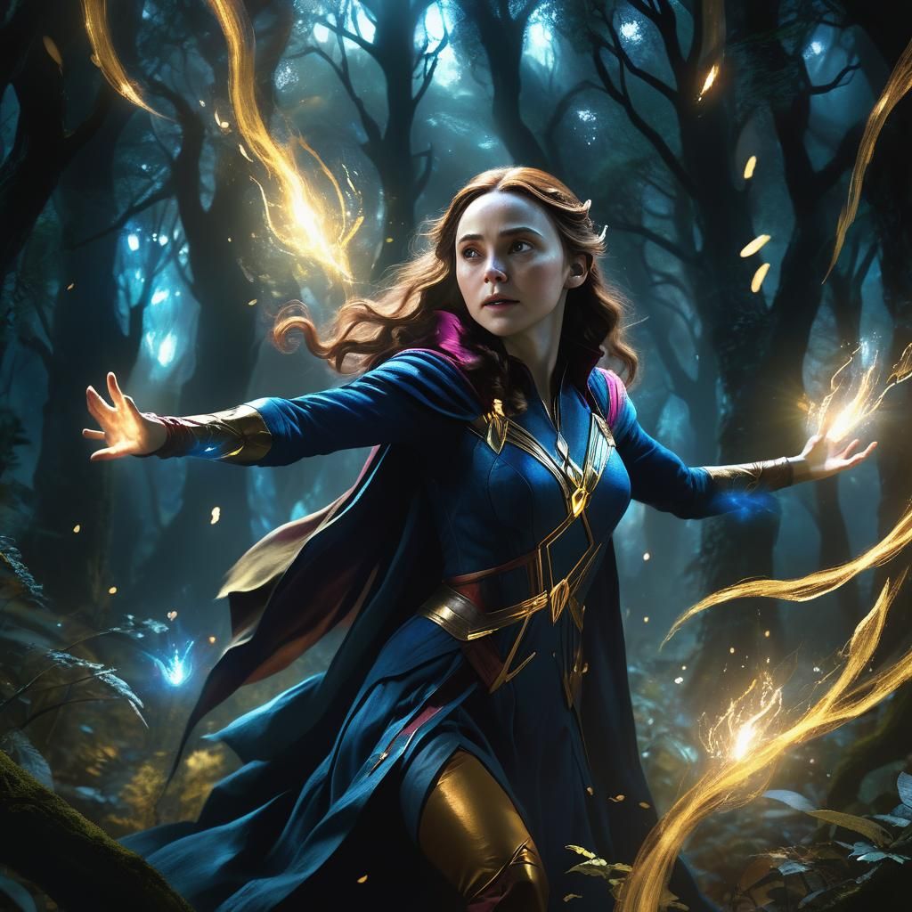 Mystical Forest: Wanda Maximoff Concept Art