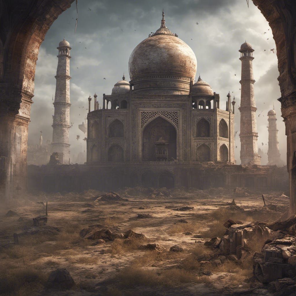 The Taj Mahal in Ruins
