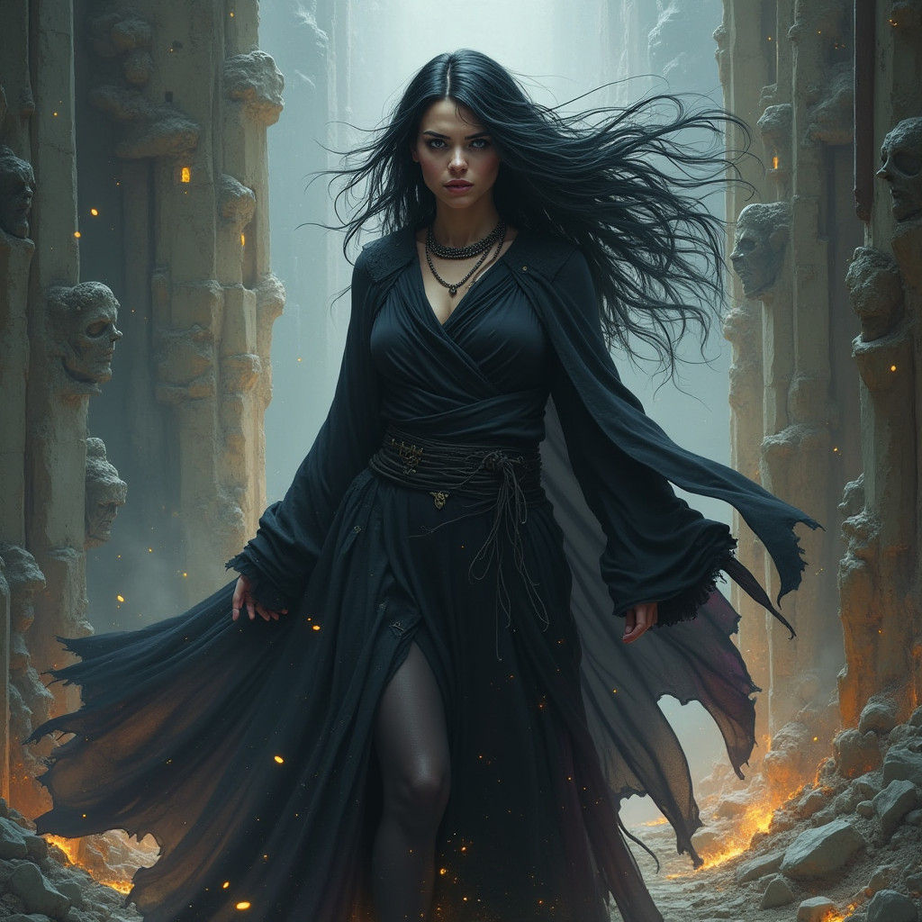 Wrath of a Mystical Goddess in a Ruined Realm