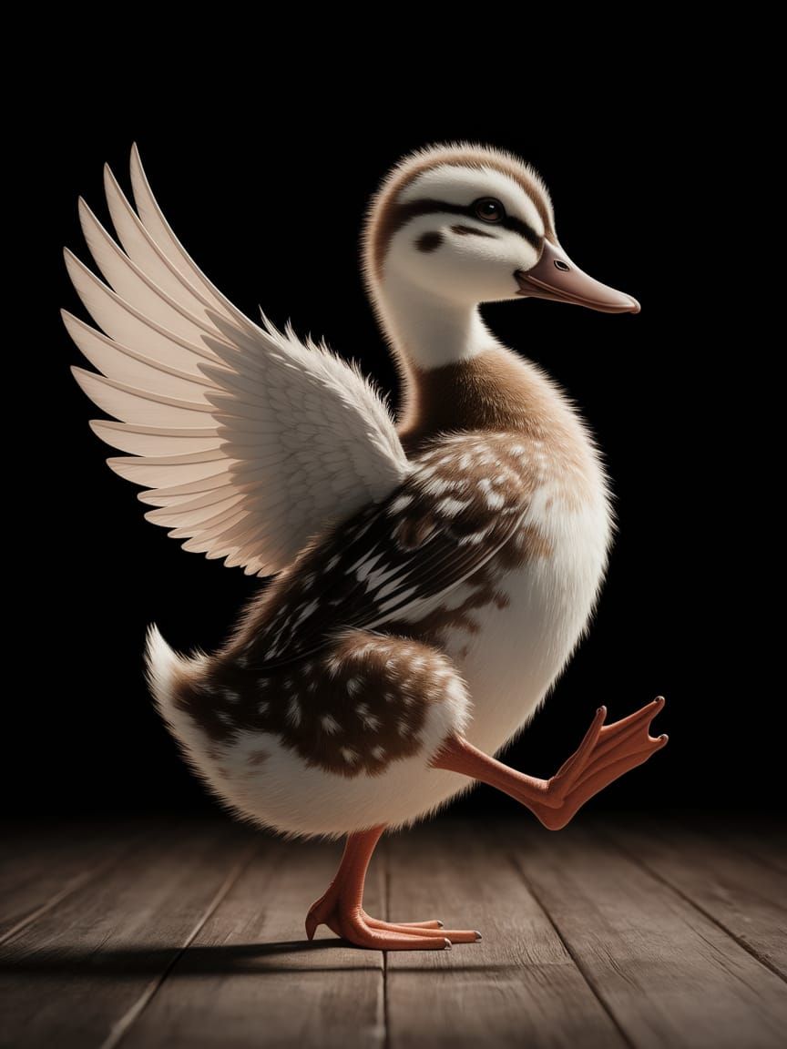 Dancing Duckling Concept Art in 4K