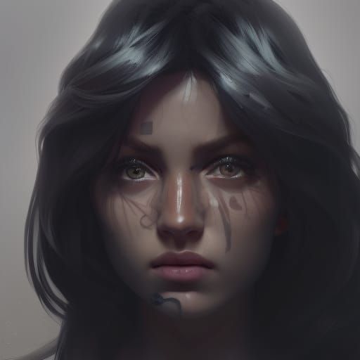 Detailed Portrait with Dynamic Lighting