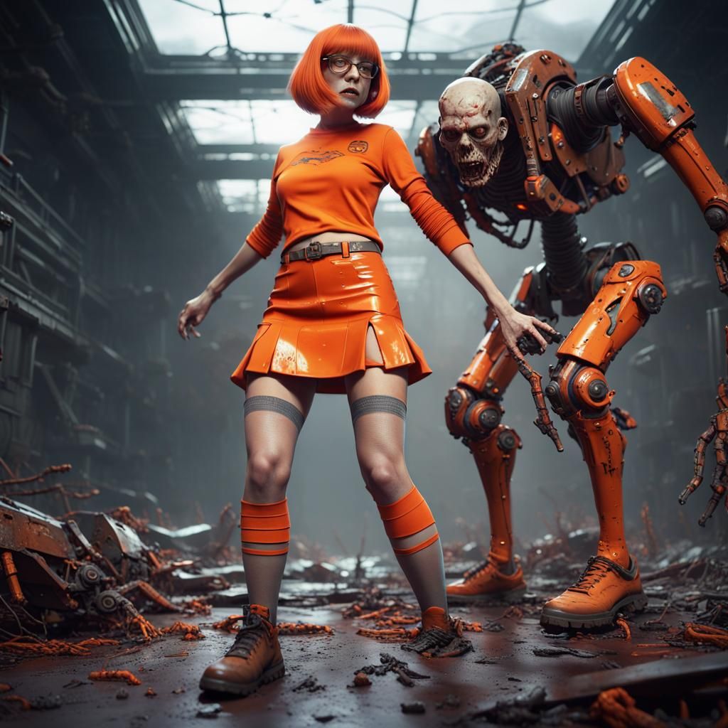 Velma discovers the mechanical monster