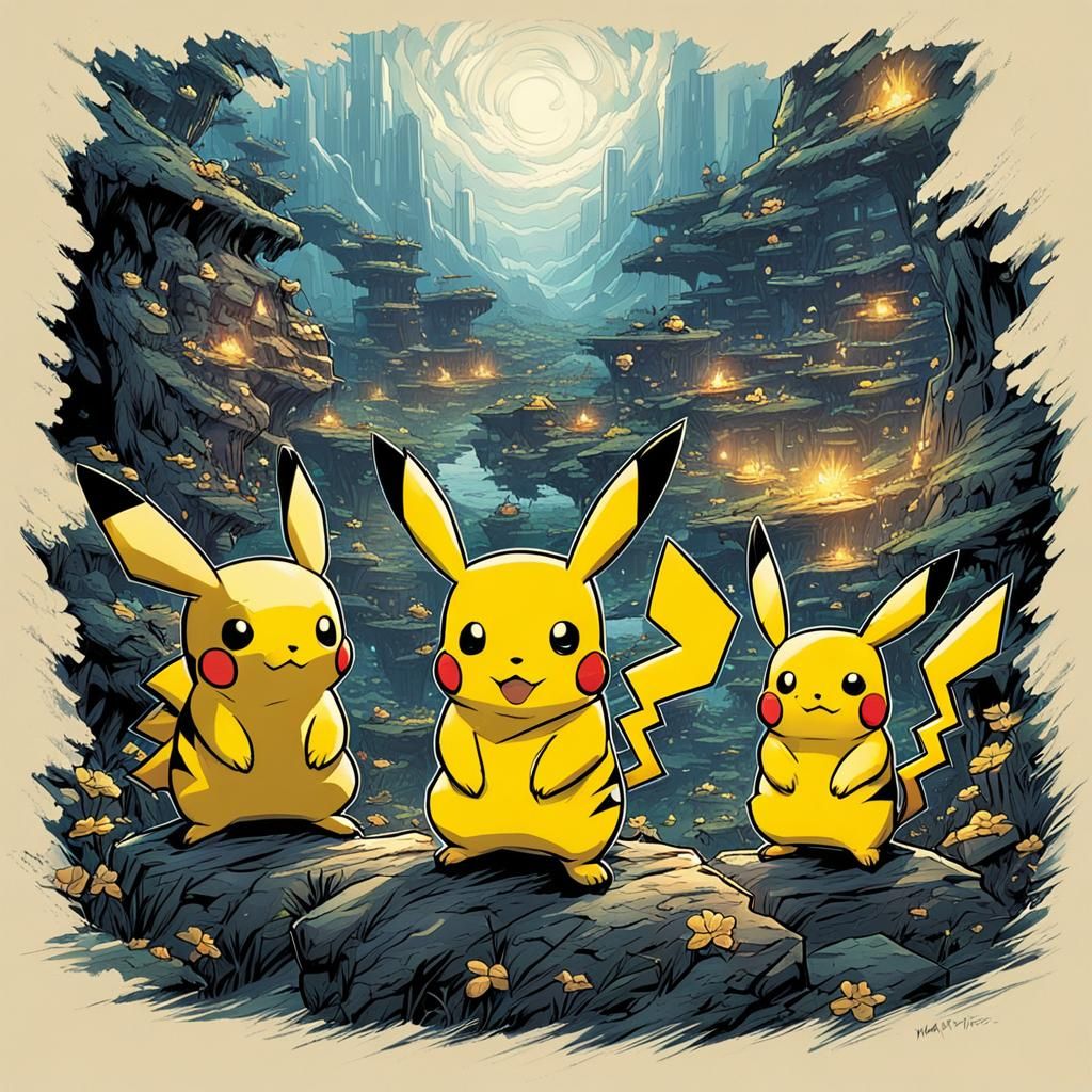 Pikachu Comic Book Art by Mark Brooks and Dan Mumford