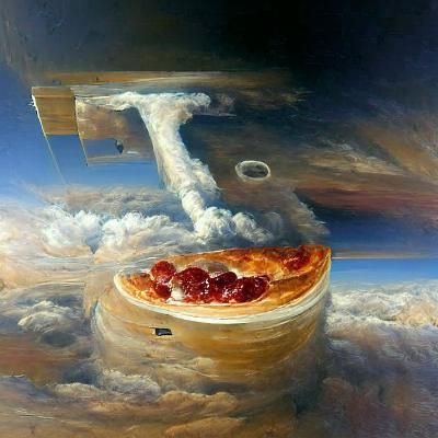 Pi in the Sky as Oil Painting