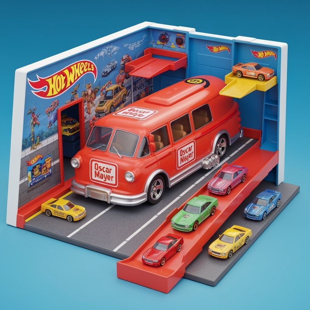 Hot Wheels Oscar Mayer Wienermobile Playset Fun