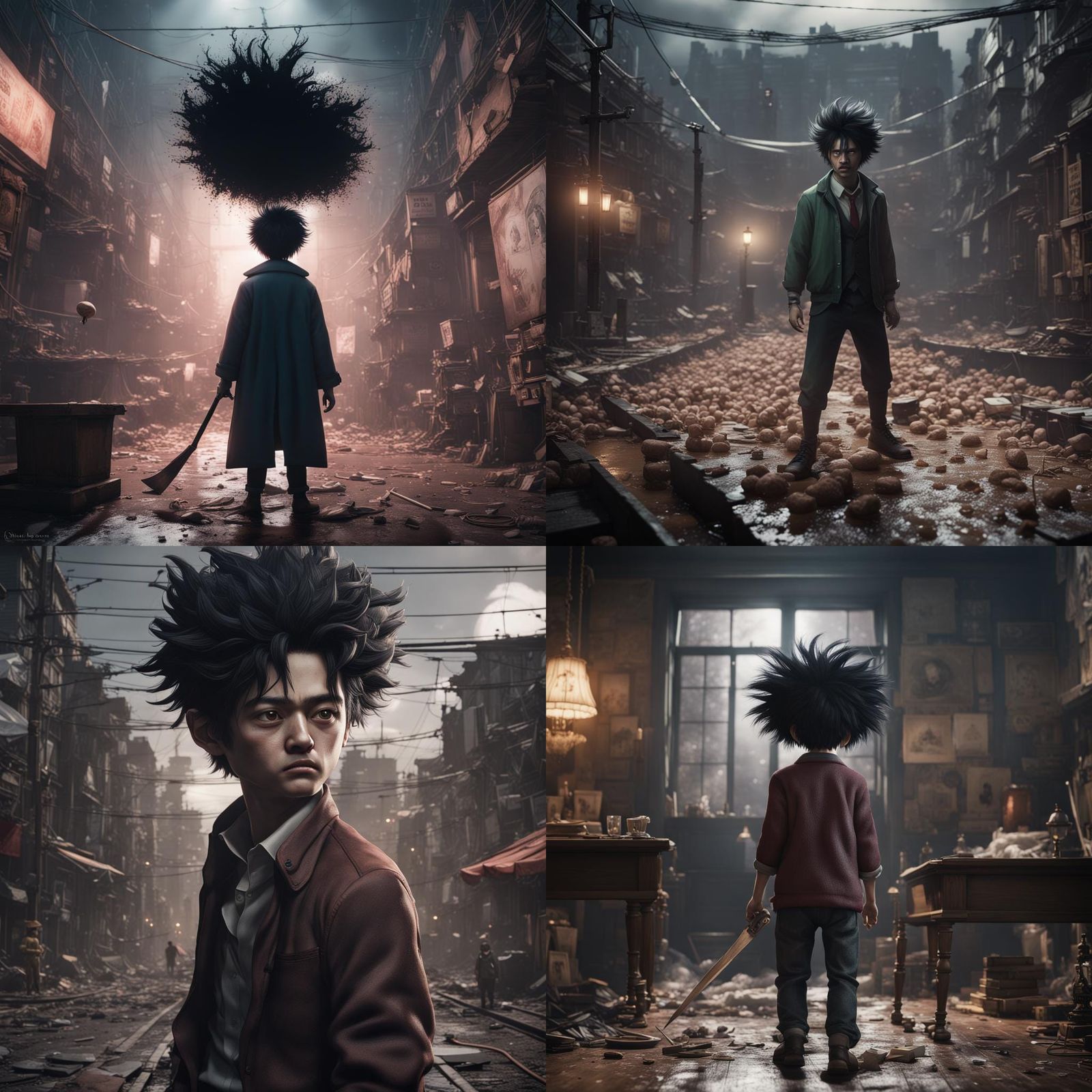 Eraserhead in Action: Detailed Matte Painting