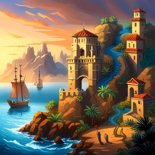 Hercules Slaying the Hydra in Graffiti Art