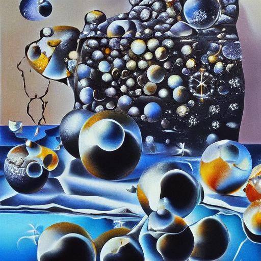 Ice balls black pearls pyrite dotted diamonds freezing ice c...