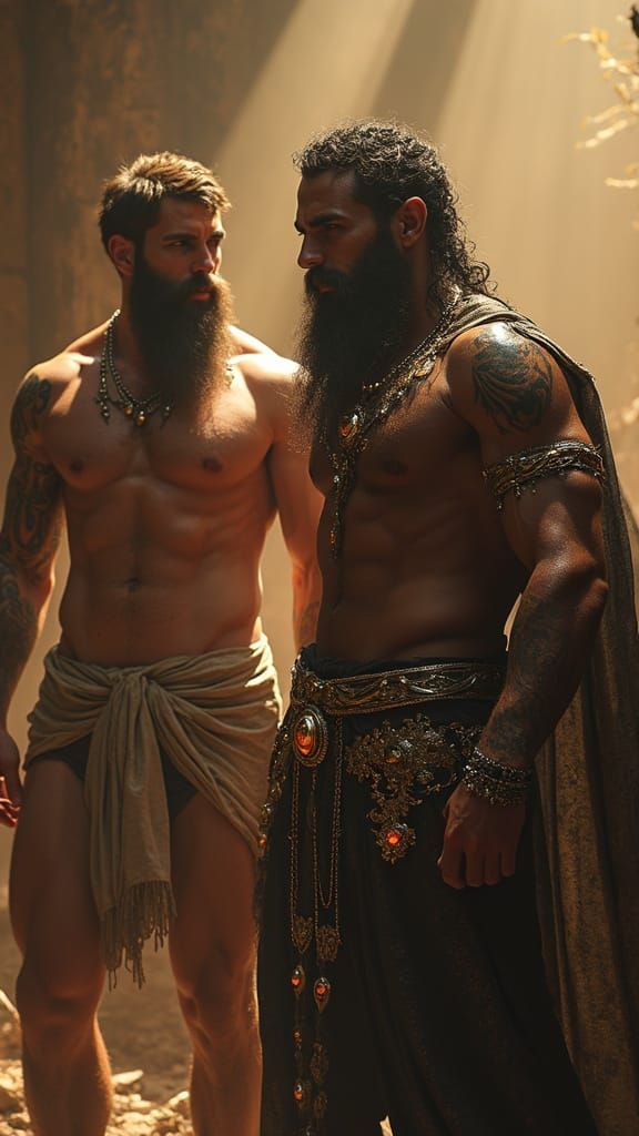 Hypnotic Gods in Elaborate Latex and Lace