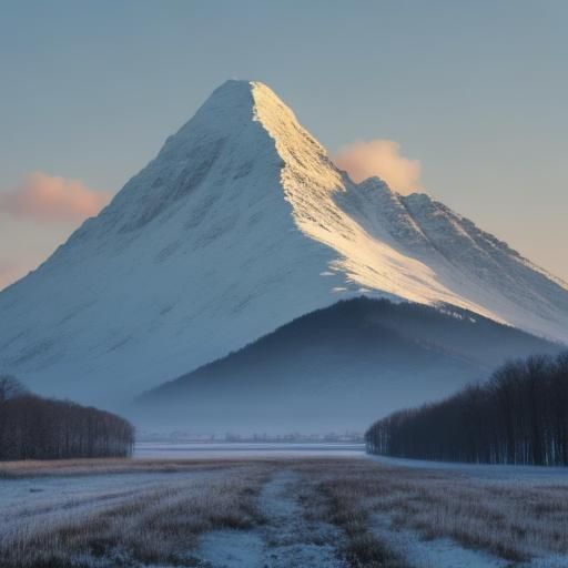 Vibrant Sunset Created by AI