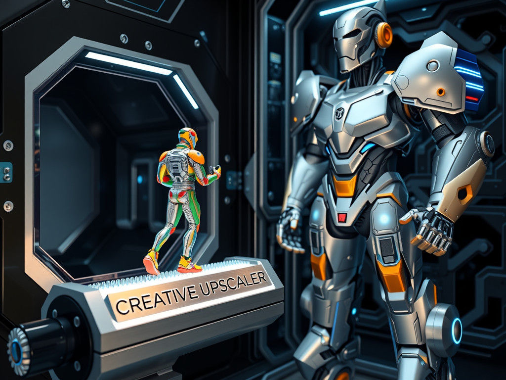 Toy Soldier's Futuristic Transformation into Robot Warrior