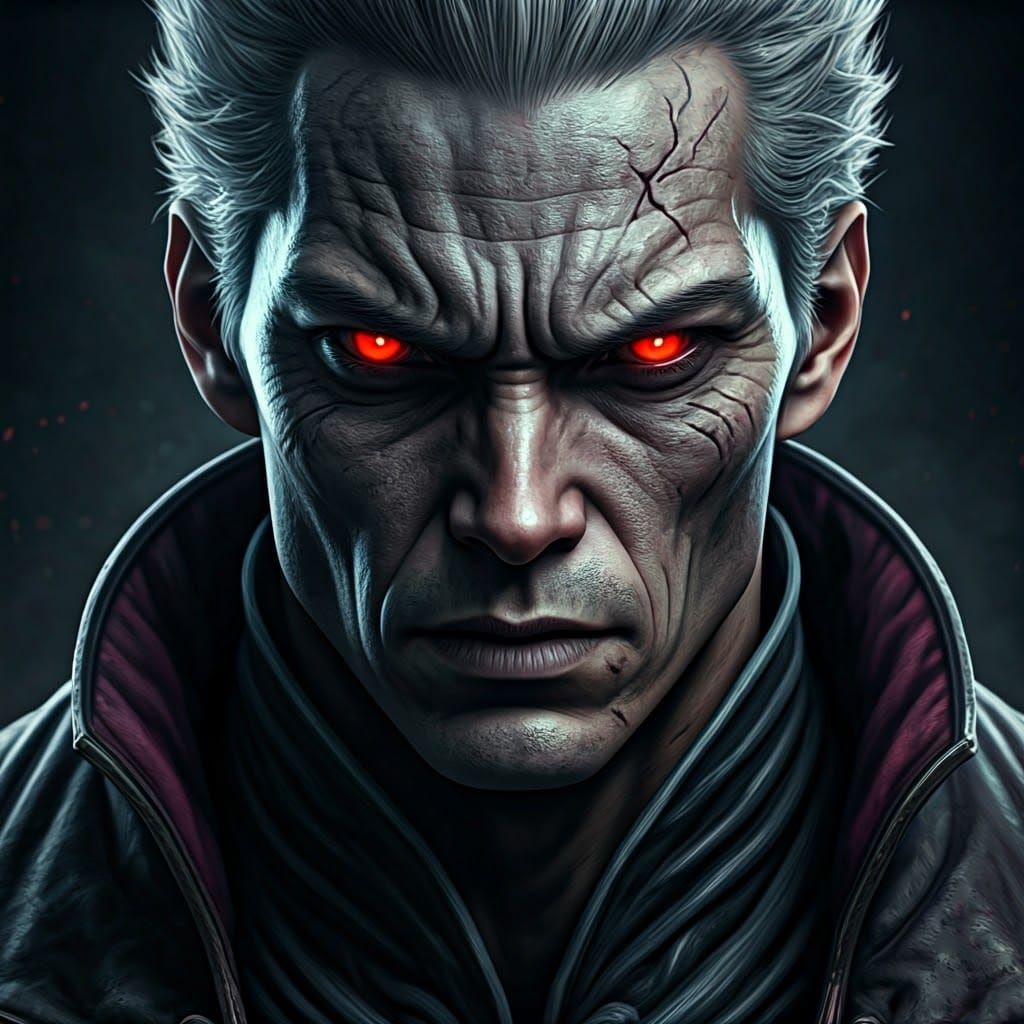 Twisted, Cosmic Horror Masterpiece in High Contrast UHD