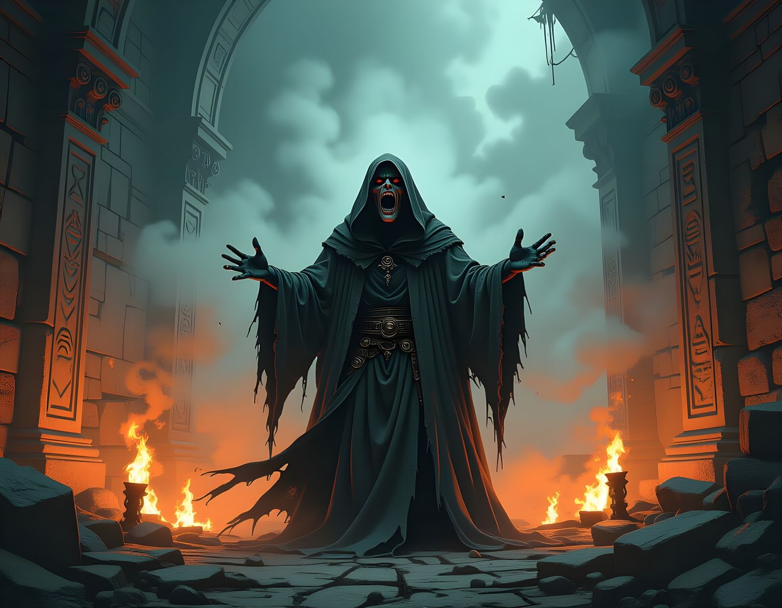 Demon Summoning Gone Wrong: Lovecraftian Horror