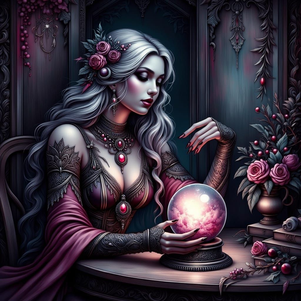 Gothic Goddess of Prophecy Seeks Hidden Truth