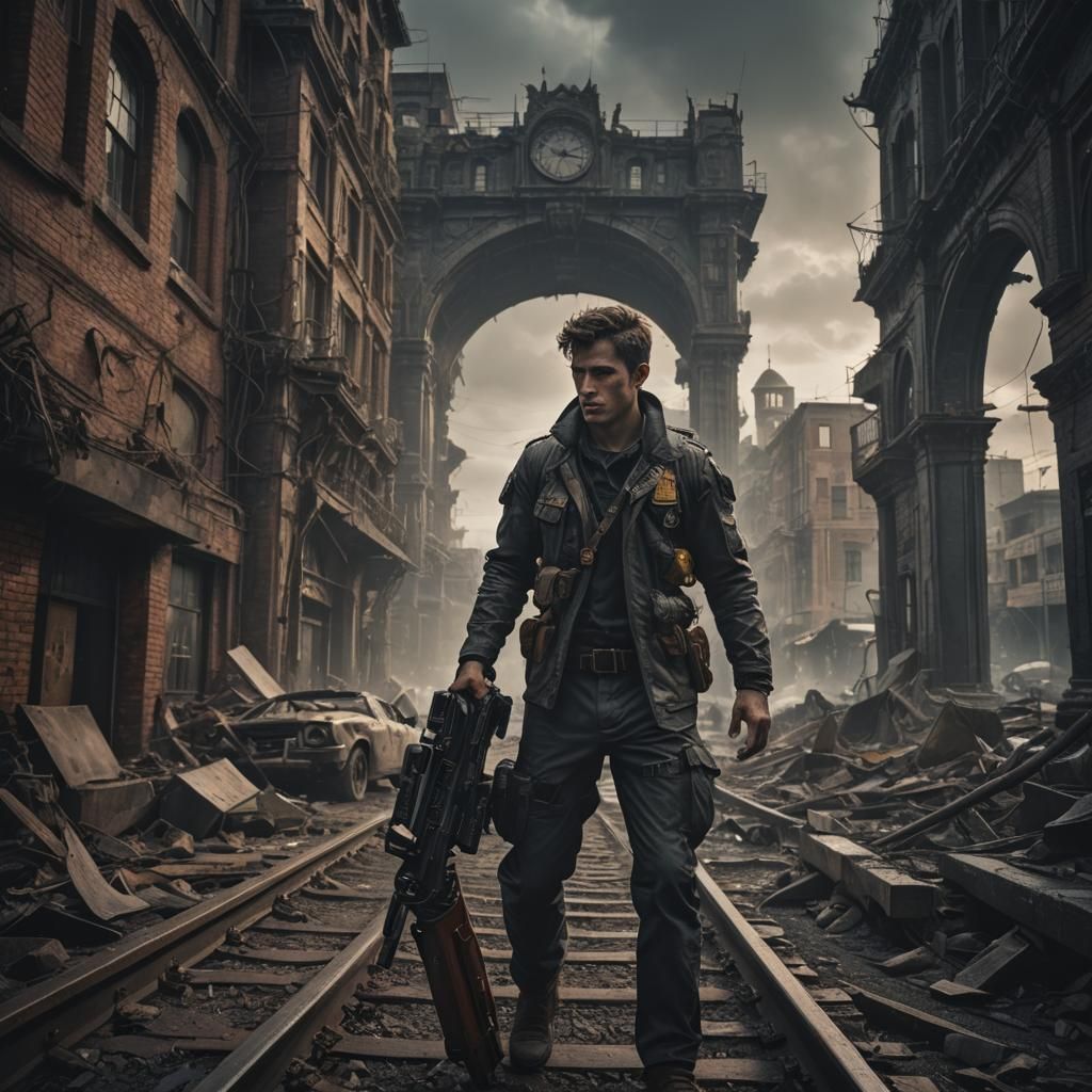 Hyperrealistic Escape to Tomorrow in Cinematic Style