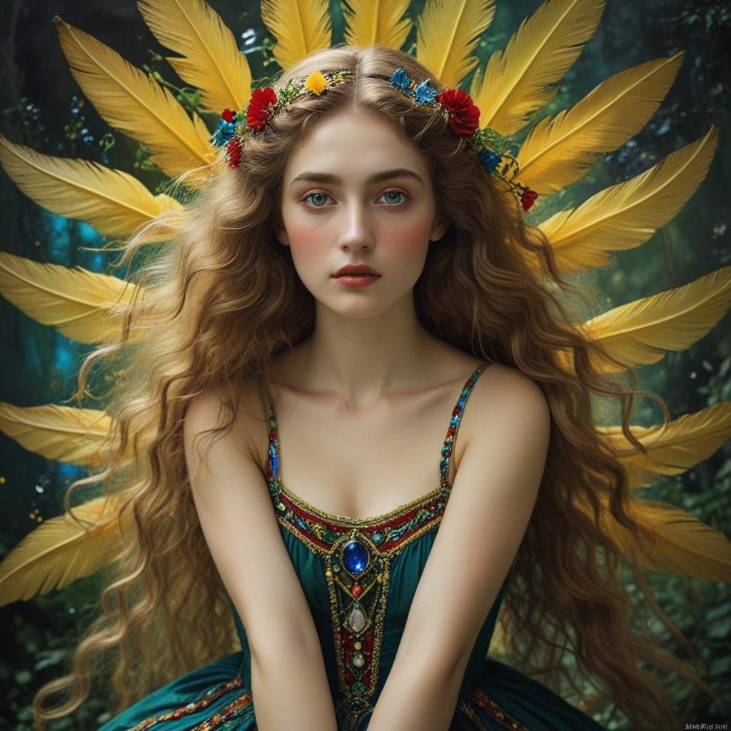 Legendary Actress Maude Fealy in Ethereal Dreamscapes