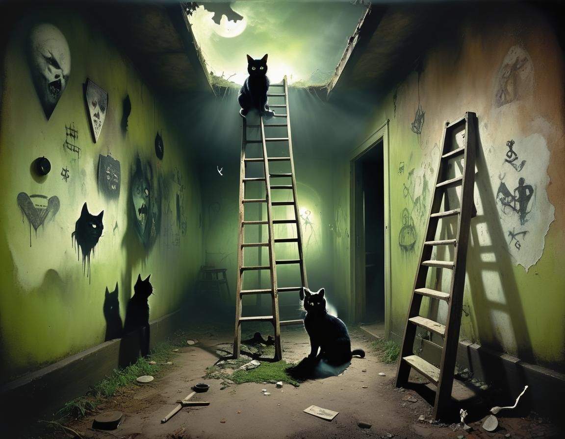 Ominous Urban Landscape of Superstitions in Victorian Style