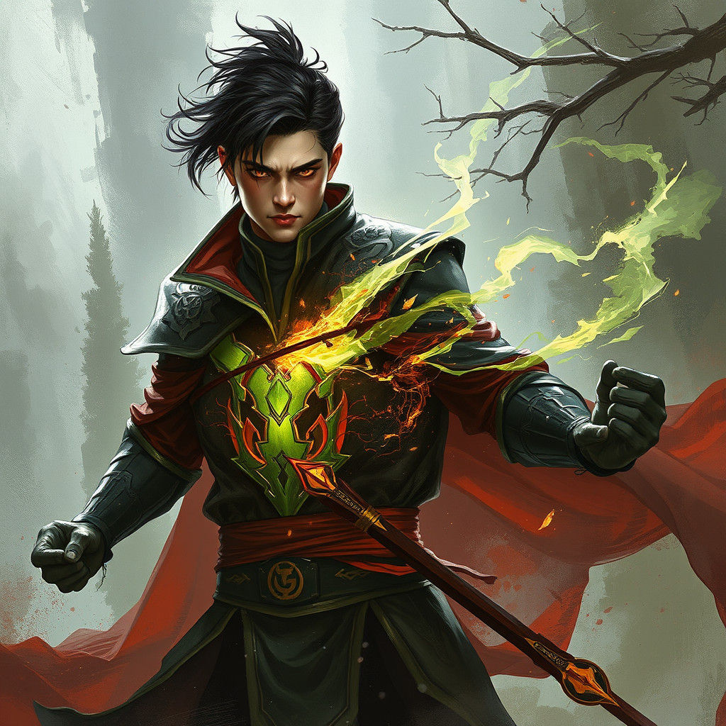 Sinister Wintergreen Shang-Chi Amalgam Artwork