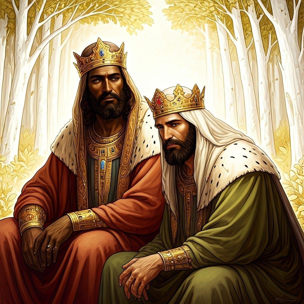 Regal Harmony in a Lush Oasis