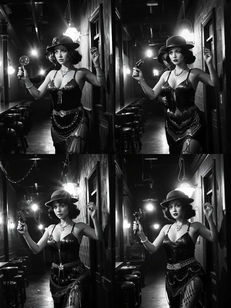 Undercover Cops Raid 1920s Speakeasy: Analog Film