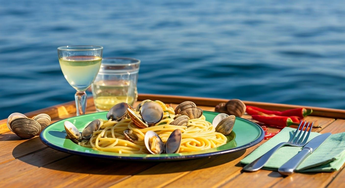 Seaside Still Life: Spaghetti alle Vongole