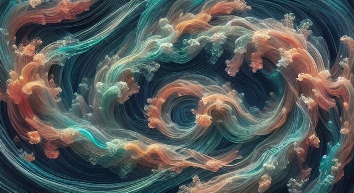 Bioluminescent Clock Forest with Ethereal Magic