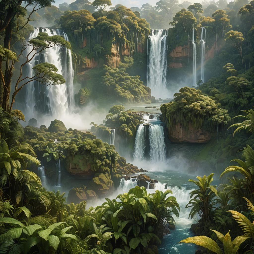 Iguazu Falls: Ethereal Fantasy Landscape in Argentina