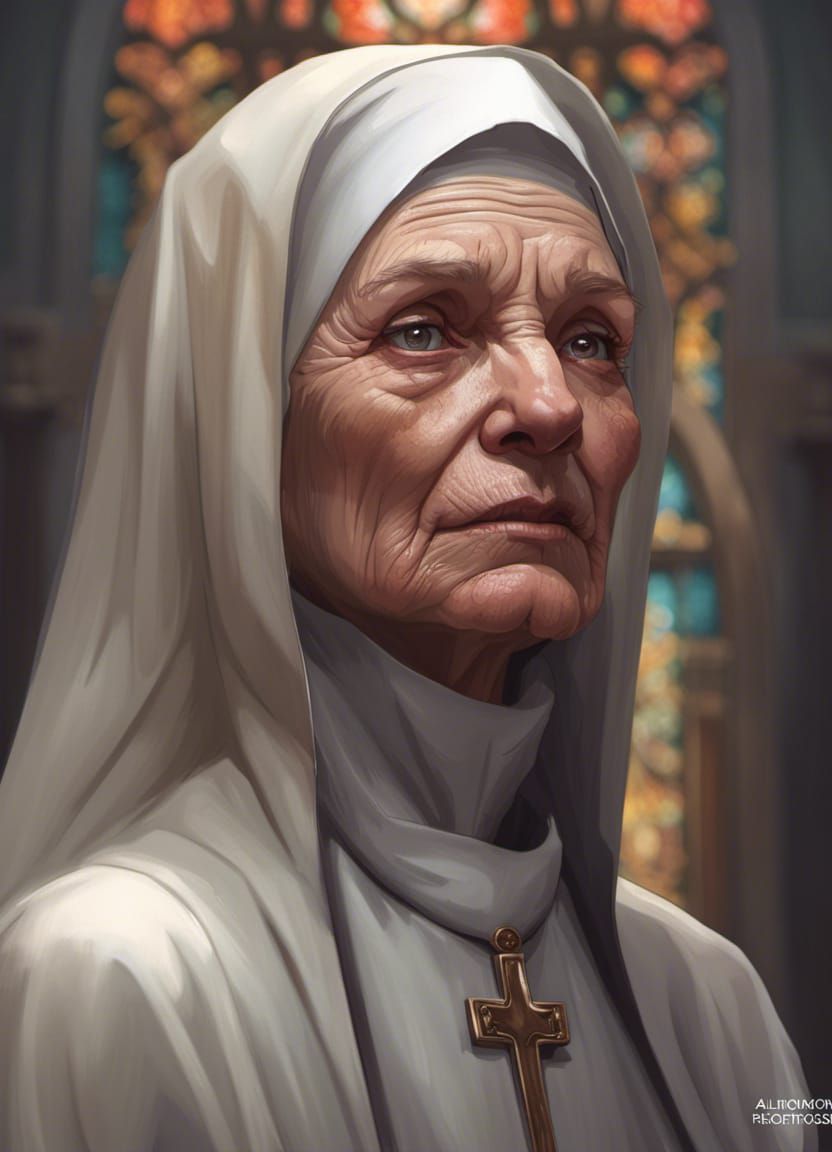 Judging Nun Looking At My Profile 😳