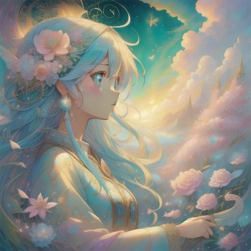 Swirling Dream in Magical Fantasy Style