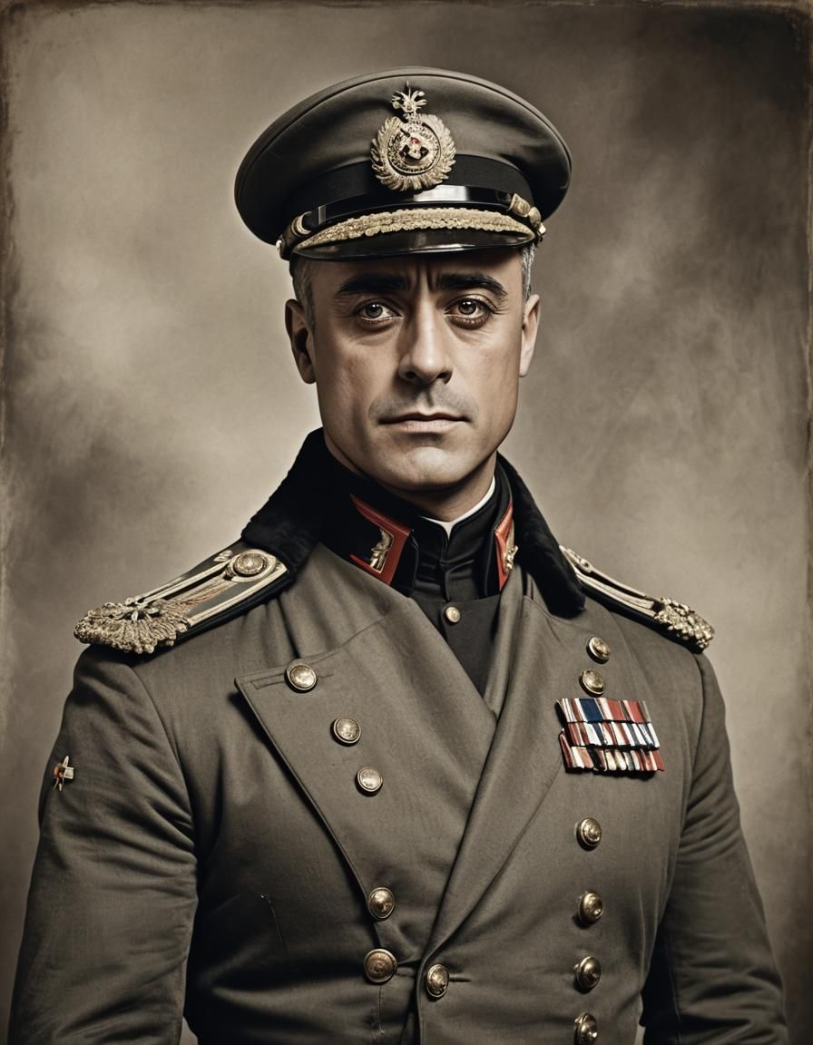 Matt LeBlanc as 1899 Russian Army Officer