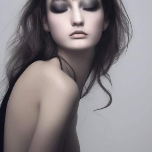 Sulking Beauty AI Generated Image