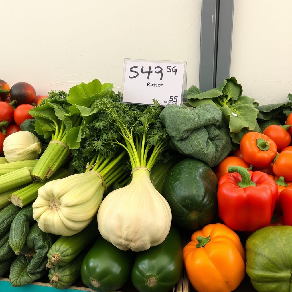 In season Vegetables on Sale