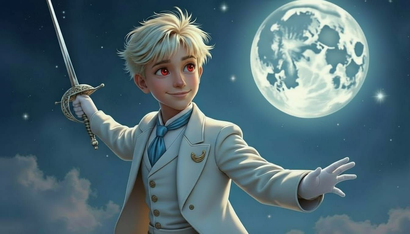 Young Prince Conducting Under Stars