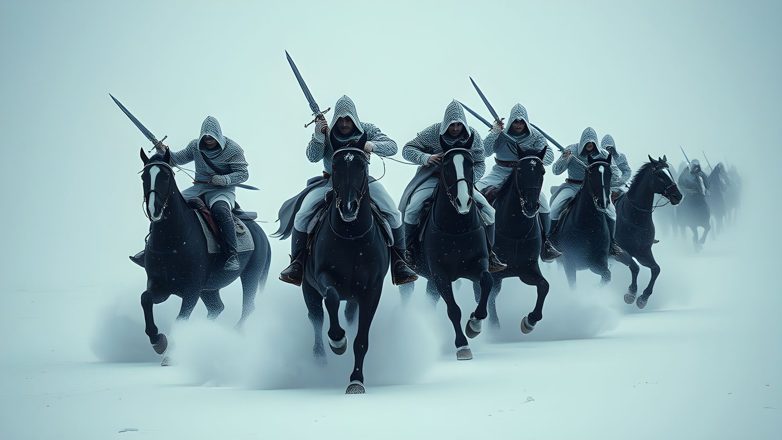 Assassin's Creed Riders in Epic Snowstorm