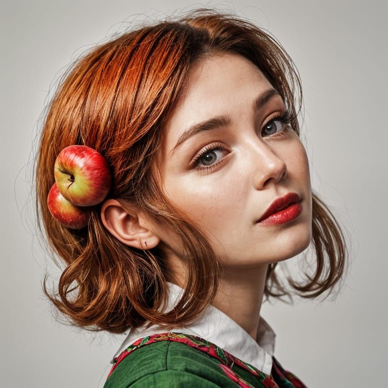 Perfect Red Apple Close-Up